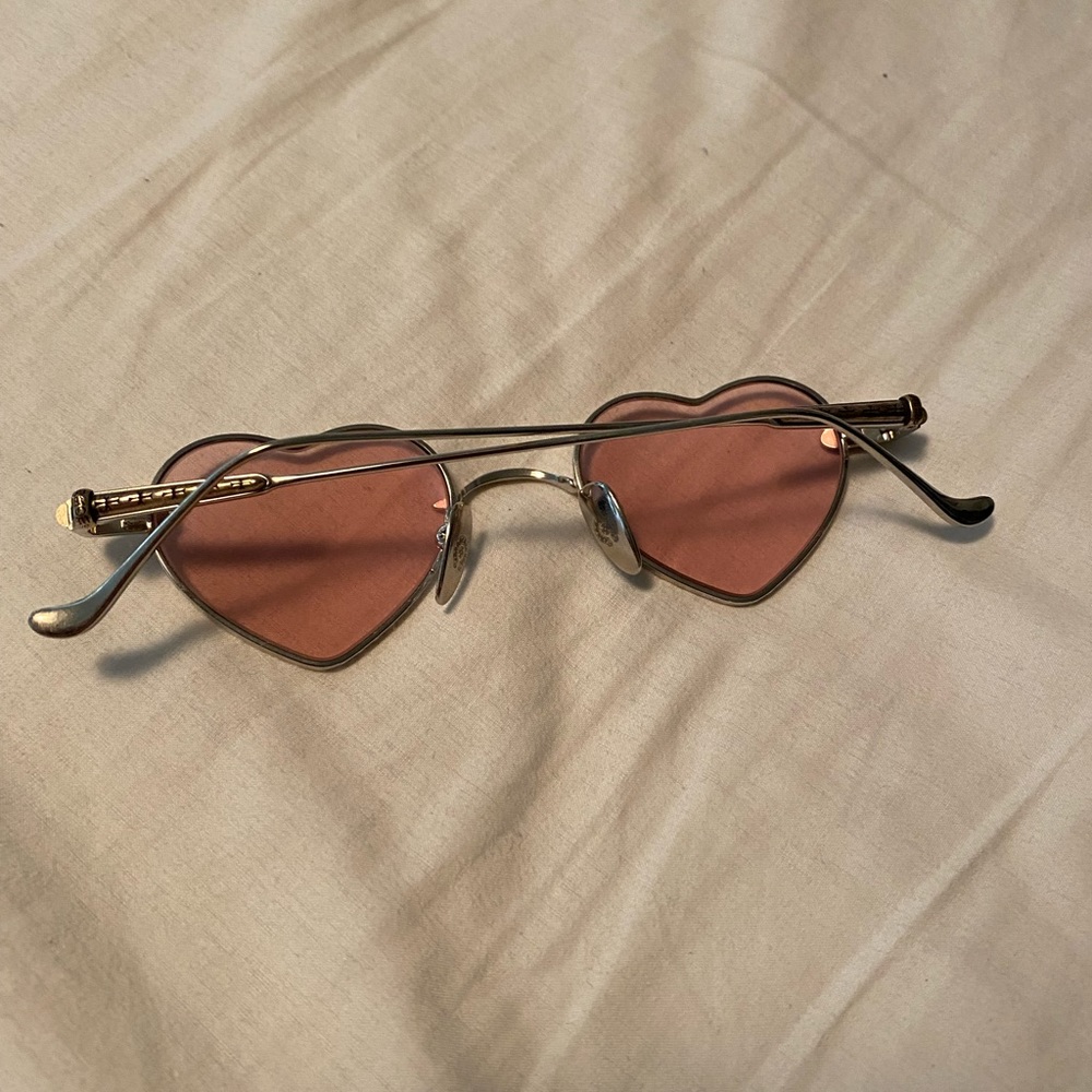 Rare Chrome Hearts Bean Heart Shaped Sunglasses Evagasablelistic - Picture 3 of 7